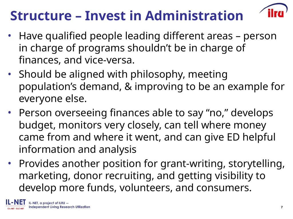 1 Financial Management: Workshop for - slide 7 of 20