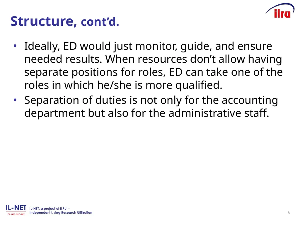 1 Financial Management: Workshop for - slide 8 of 20