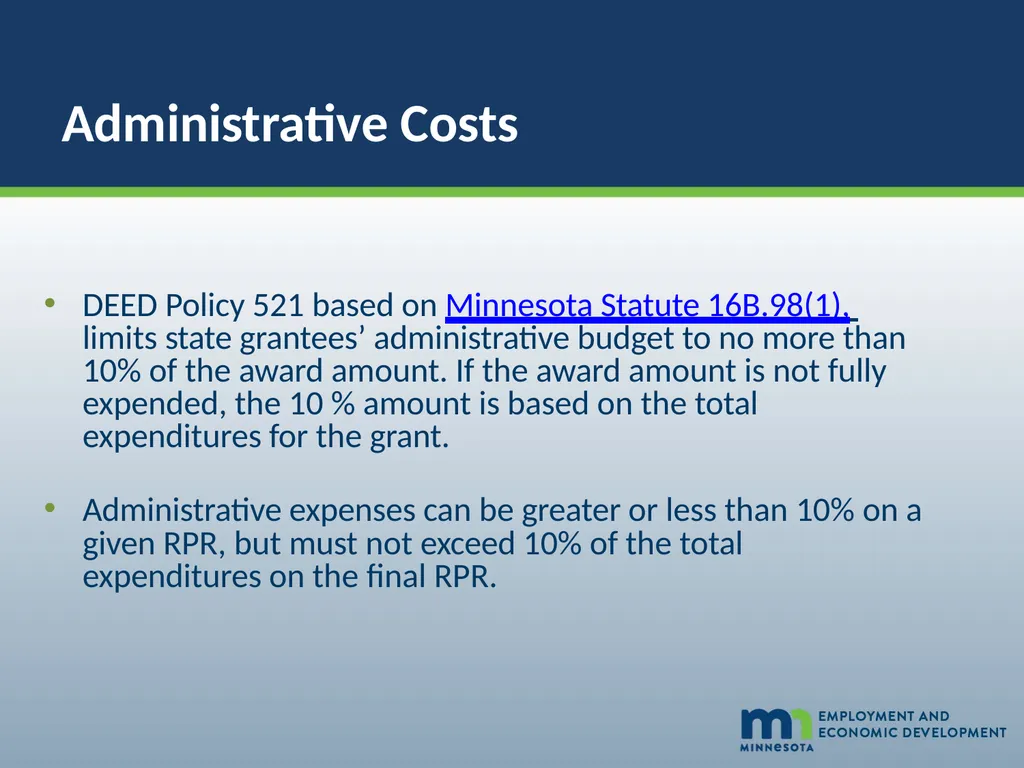 Grantee Financial Training State FY 22-23 March - slide 7 of 57