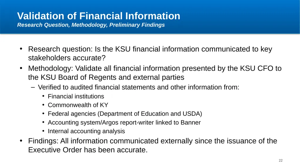 Kentucky State University Review Update Aaron - slide 22 of 32