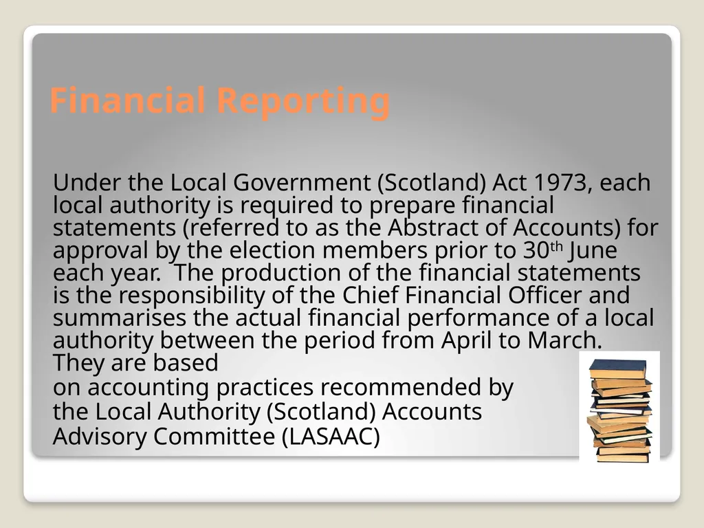 Local Government Finance Introduction Local - slide 31 of 41