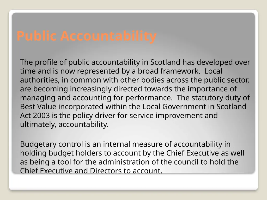 Local Government Finance Introduction Local - slide 33 of 41