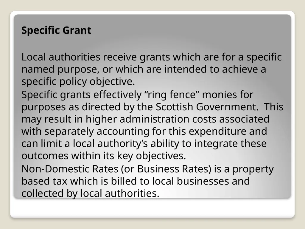 Local Government Finance Introduction Local - slide 6 of 41