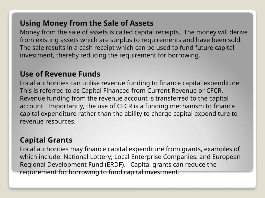 Local Government Finance Introduction Local - slide 14 of 41
