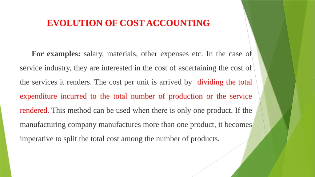 COST AND MANAGEMENT ACCOUNTING INTRODUCTION - slide 7 of 16