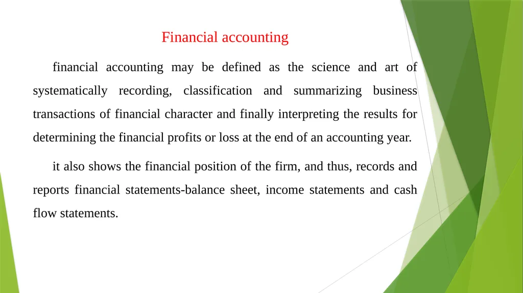 COST AND MANAGEMENT ACCOUNTING INTRODUCTION - slide 3 of 16