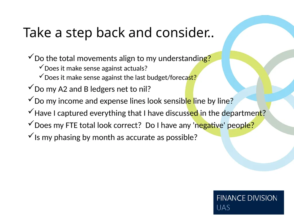 Forecasting- Best Practice Hints and Tips - slide 28 of 31