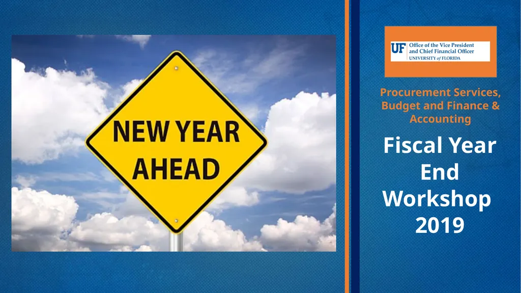 Fiscal Year End Workshop 2019 Procurement - slide 1 of 23
