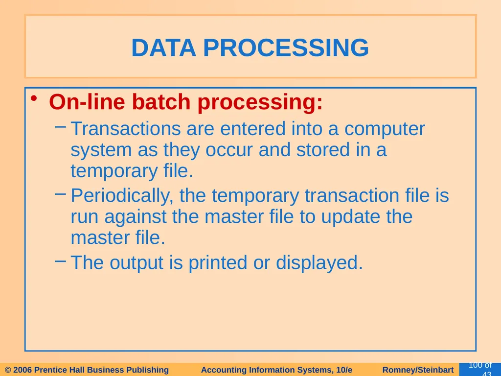 HAPTER 2 Overview of Business Processes - slide 93 of 111