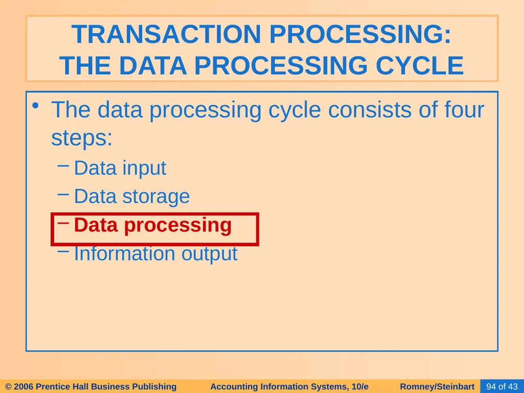 HAPTER 2 Overview of Business Processes - slide 87 of 111