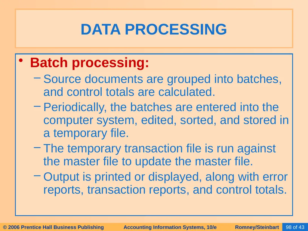 HAPTER 2 Overview of Business Processes - slide 91 of 111