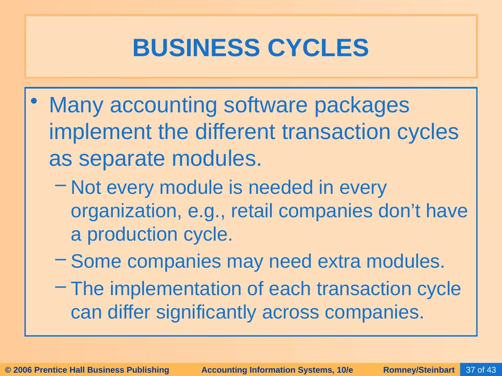 HAPTER 2 Overview of Business Processes - slide 33 of 111