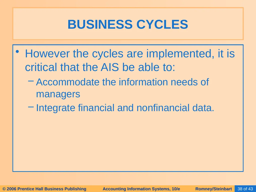 HAPTER 2 Overview of Business Processes - slide 34 of 111