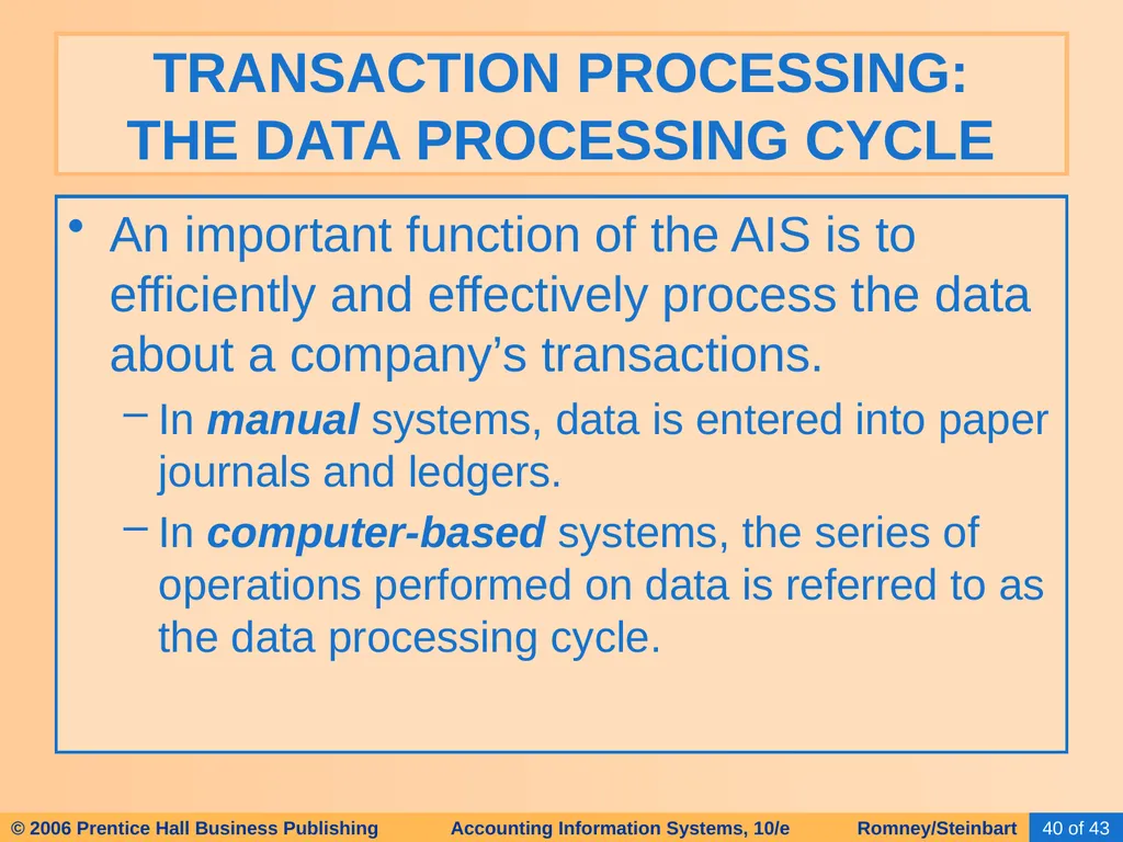 HAPTER 2 Overview of Business Processes - slide 36 of 111