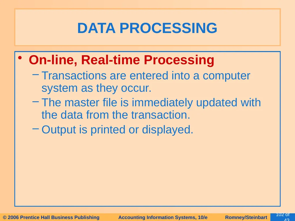 HAPTER 2 Overview of Business Processes - slide 95 of 111