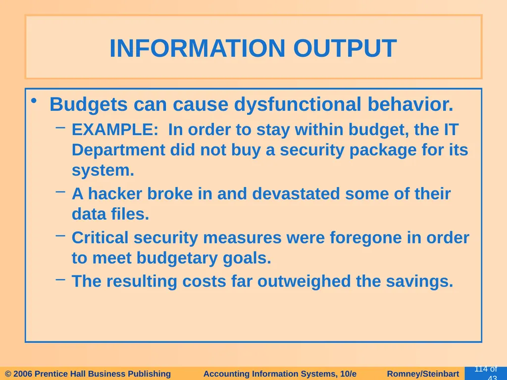 HAPTER 2 Overview of Business Processes - slide 107 of 111