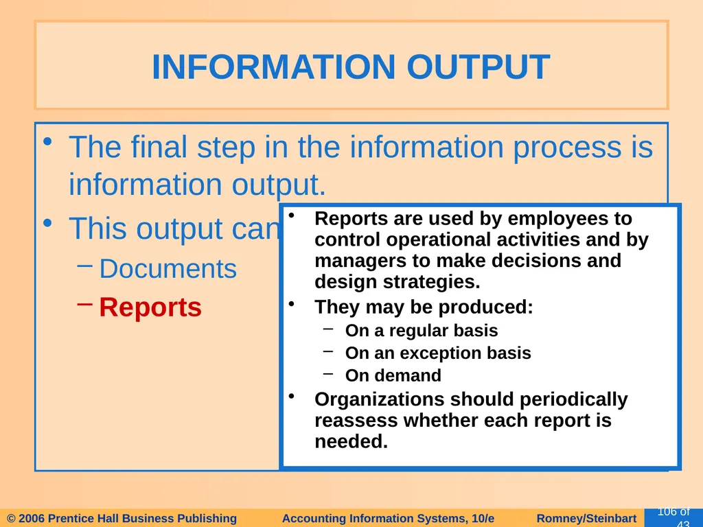 HAPTER 2 Overview of Business Processes - slide 99 of 111