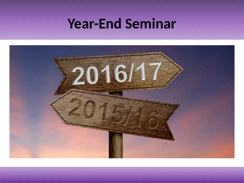 Year-End Seminar Meet the Presenters Chris Patten - slide 1 of 23