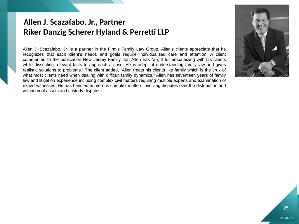 “Dedicated to Enhancing the Legal Profession - slide 25 of 27