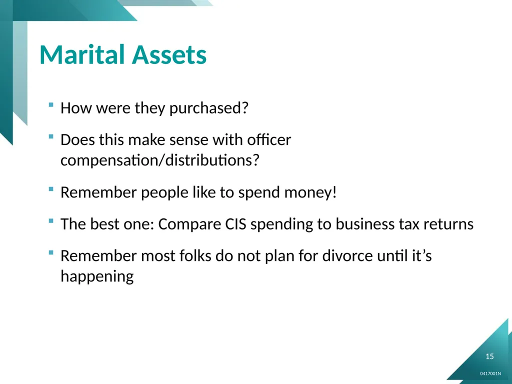 “Dedicated to Enhancing the Legal Profession - slide 15 of 27