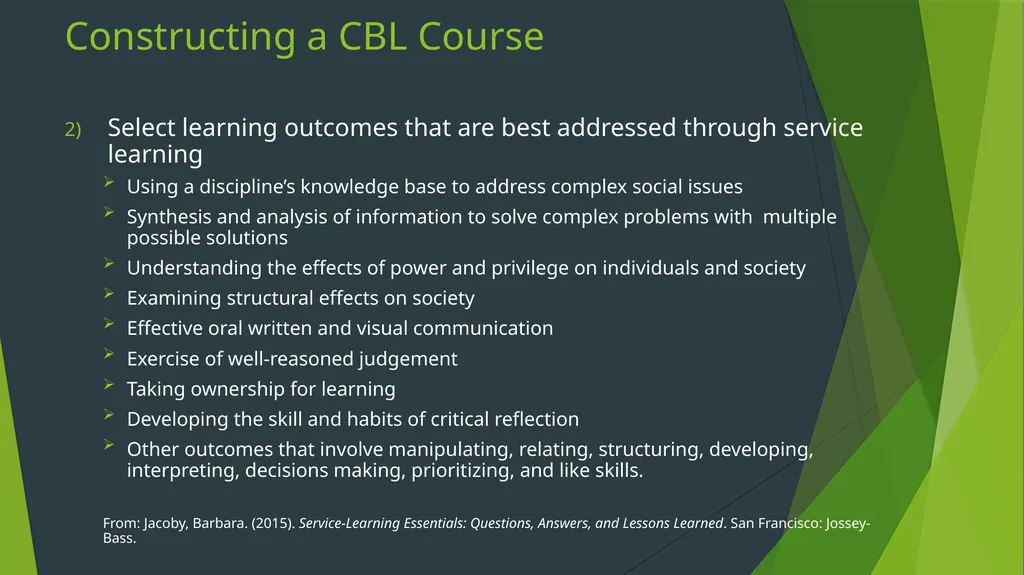 Community-Based Learning Meghan Ashlin Rich, - slide 20 of 27