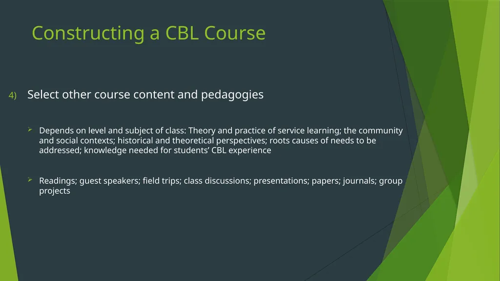 Community-Based Learning Meghan Ashlin Rich, - slide 22 of 27