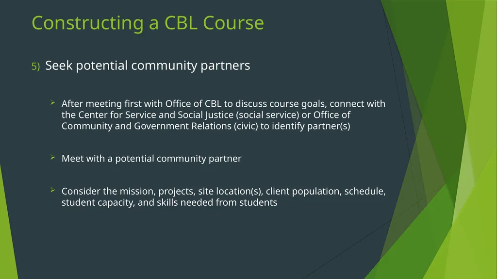 Community-Based Learning Meghan Ashlin Rich, - slide 23 of 27
