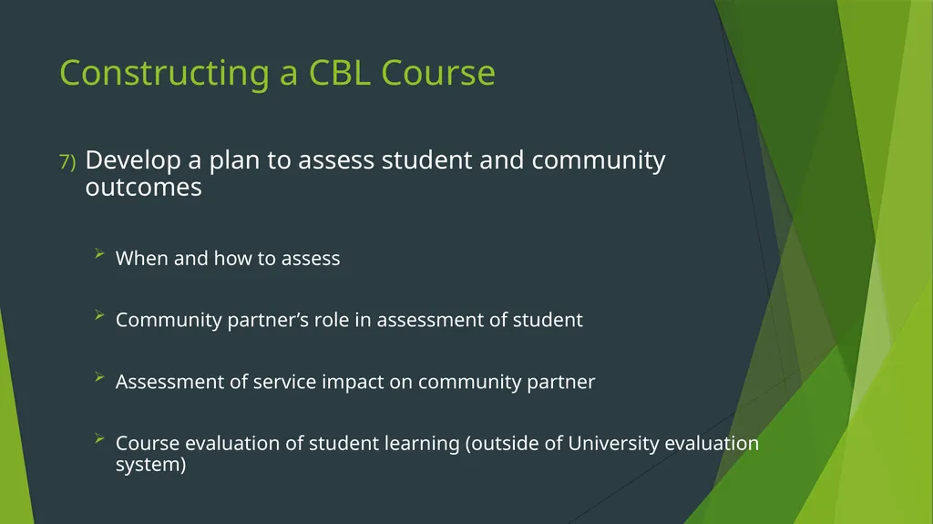 Community-Based Learning Meghan Ashlin Rich, - slide 25 of 27