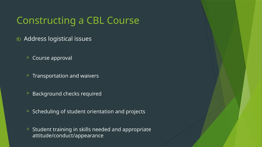 Community-Based Learning Meghan Ashlin Rich, - slide 26 of 27
