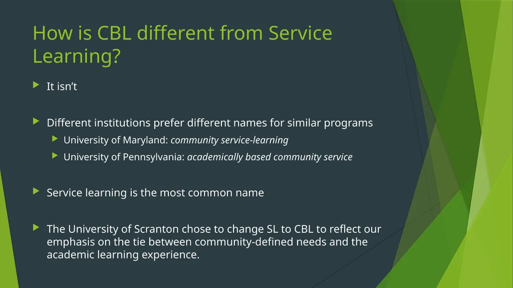 Community-Based Learning Meghan Ashlin Rich, - slide 10 of 27