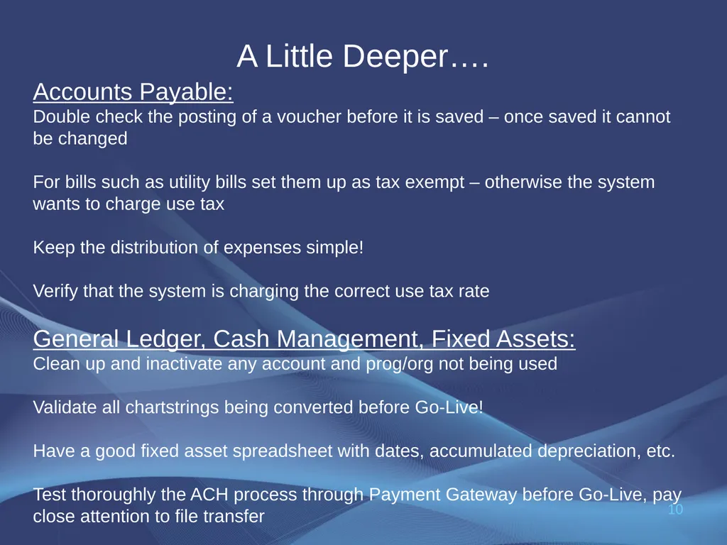 First Link: What We’ve Learned So Far How to - slide 10 of 22