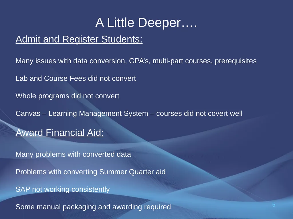 First Link: What We’ve Learned So Far How to - slide 5 of 22