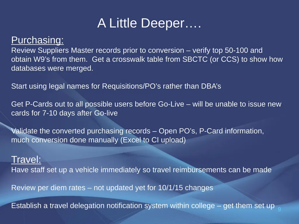 First Link: What We’ve Learned So Far How to - slide 9 of 22