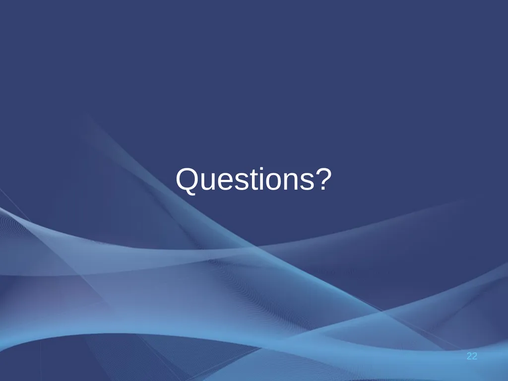 First Link: What We’ve Learned So Far How to - slide 22 of 22