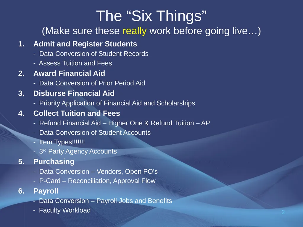 First Link: What We’ve Learned So Far How to - slide 2 of 22