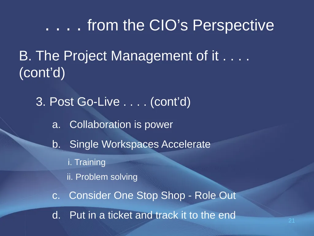 First Link: What We’ve Learned So Far How to - slide 21 of 22