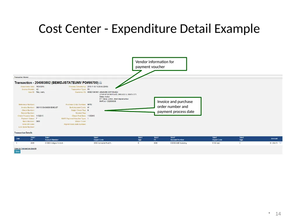 Accounting on the Web Training 1 Accessing - slide 14 of 23