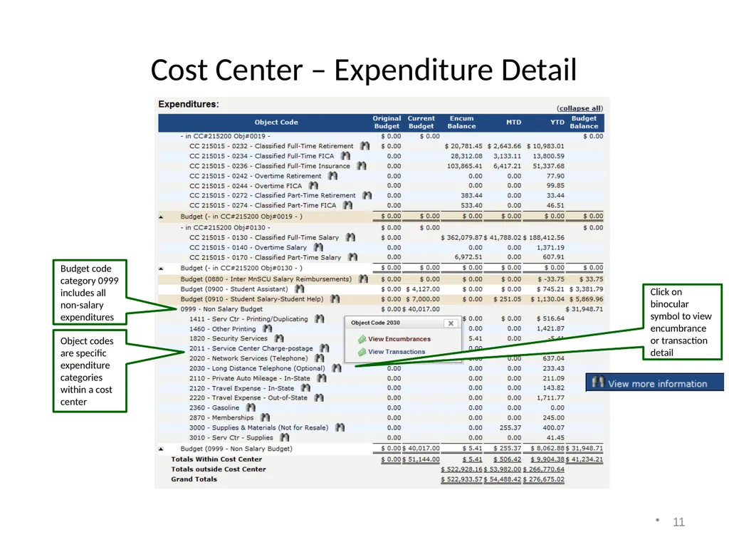 Accounting on the Web Training 1 Accessing - slide 11 of 23