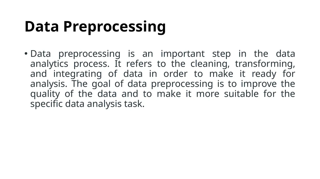 Data Analytics What is Data Analytics Data - slide 24 of 48
