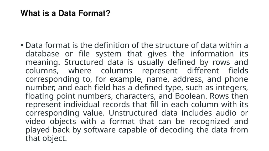 Data Analytics What is Data Analytics Data - slide 37 of 48