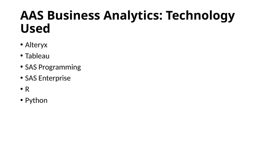 Developing Analytics Curriculum for the Community - slide 23 of 24