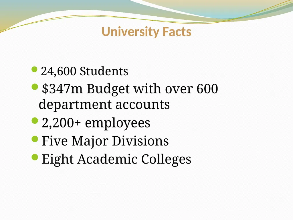 BUDGET AND FINANCIAL REPORTING FOR THE ENTERPRISE - slide 3 of 33