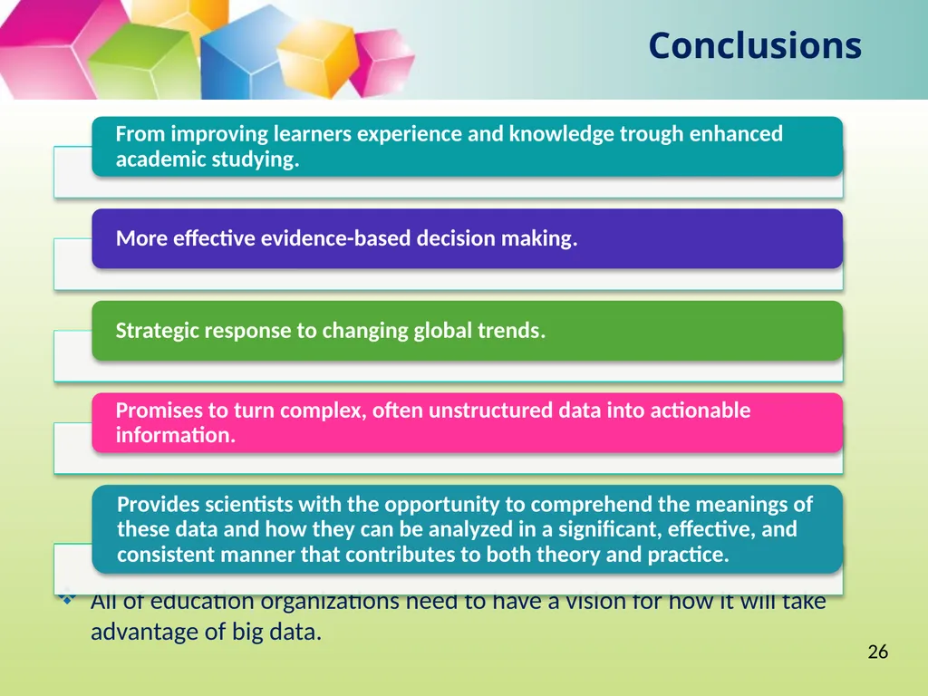Big Data, Learning Analytics and Education - slide 25 of 28
