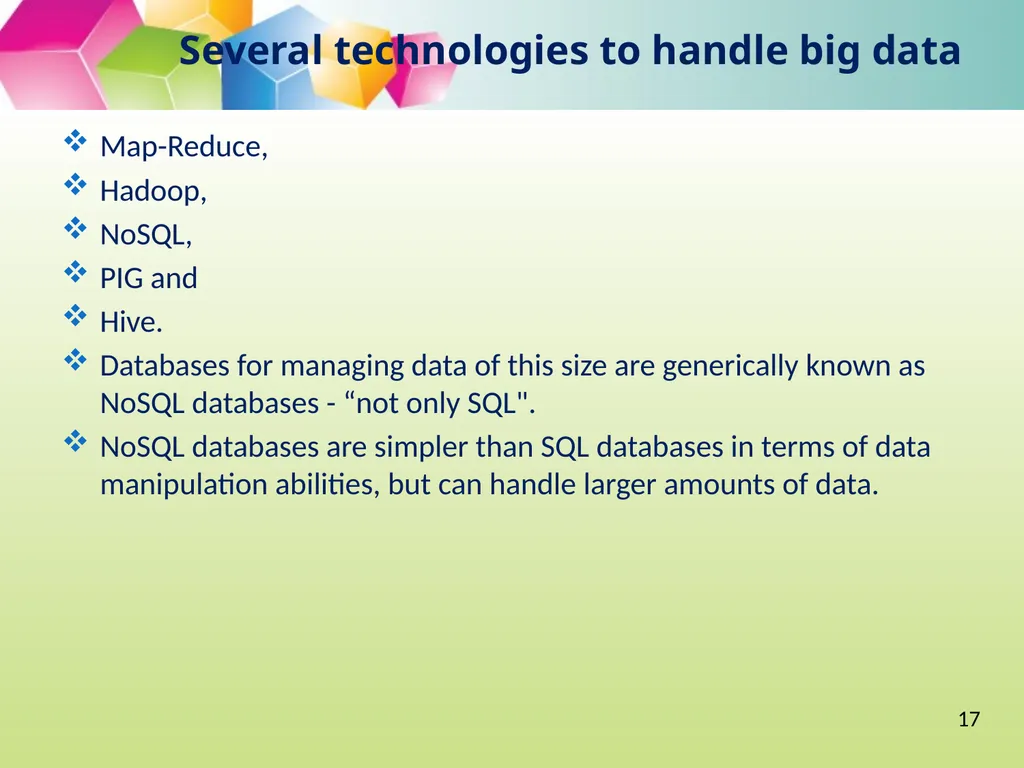 Big Data, Learning Analytics and Education - slide 16 of 28