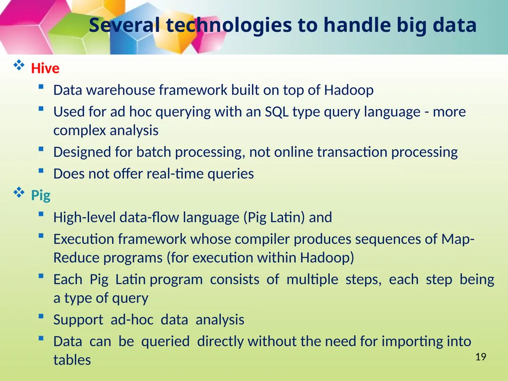 Big Data, Learning Analytics and Education - slide 18 of 28