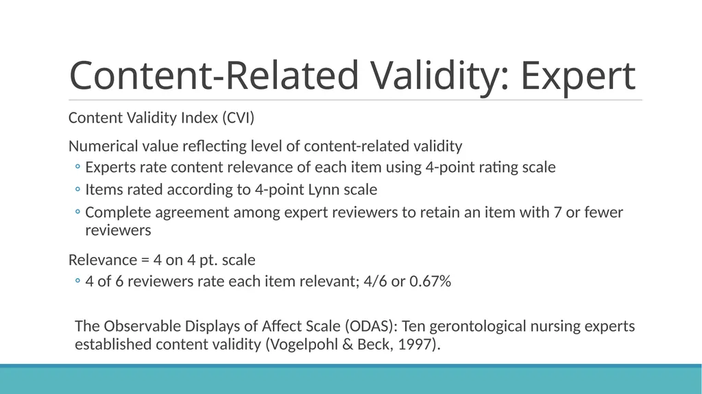 Instrument Development: Measures of Caring and - slide 39 of 64