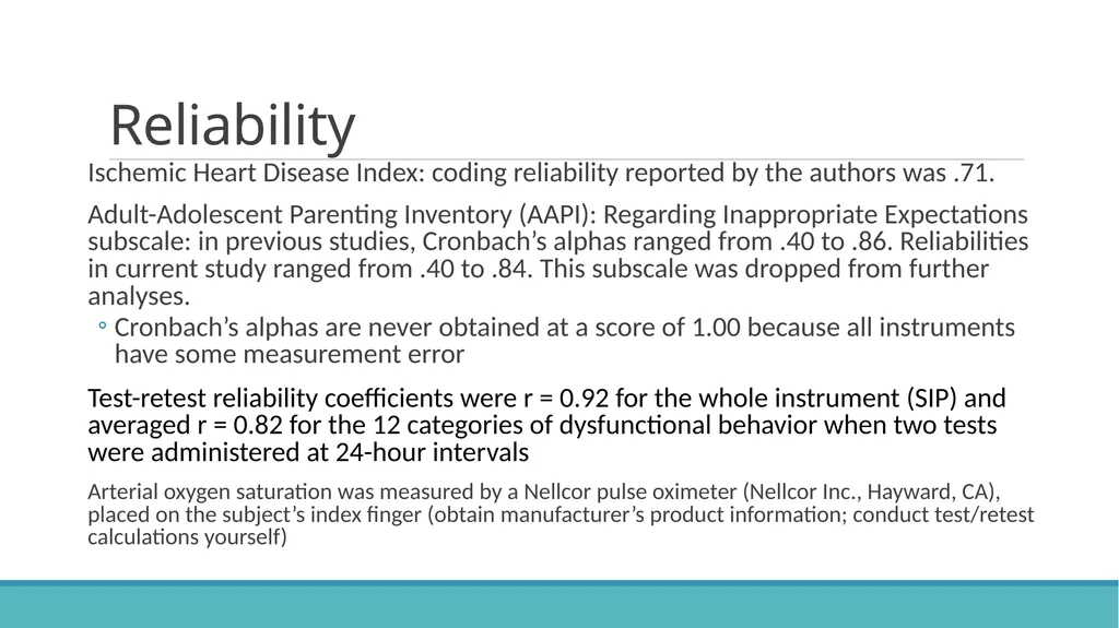 Instrument Development: Measures of Caring and - slide 32 of 64