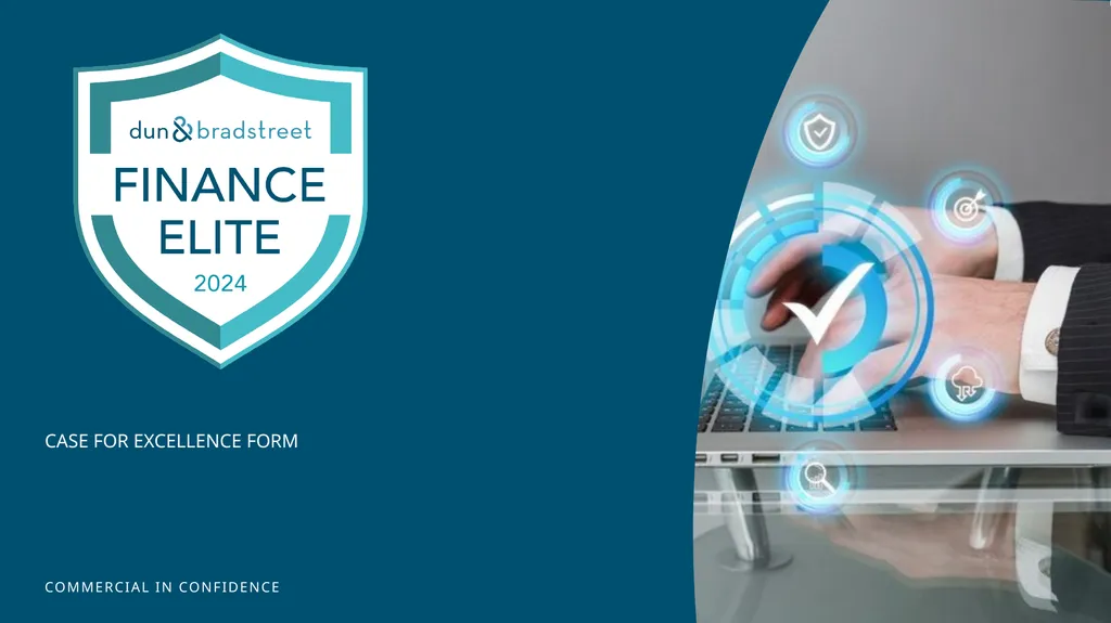 COMMERCIAL IN CONFIDENCE CASE FOR EXCELLENCE FORM - slide 1 of 17