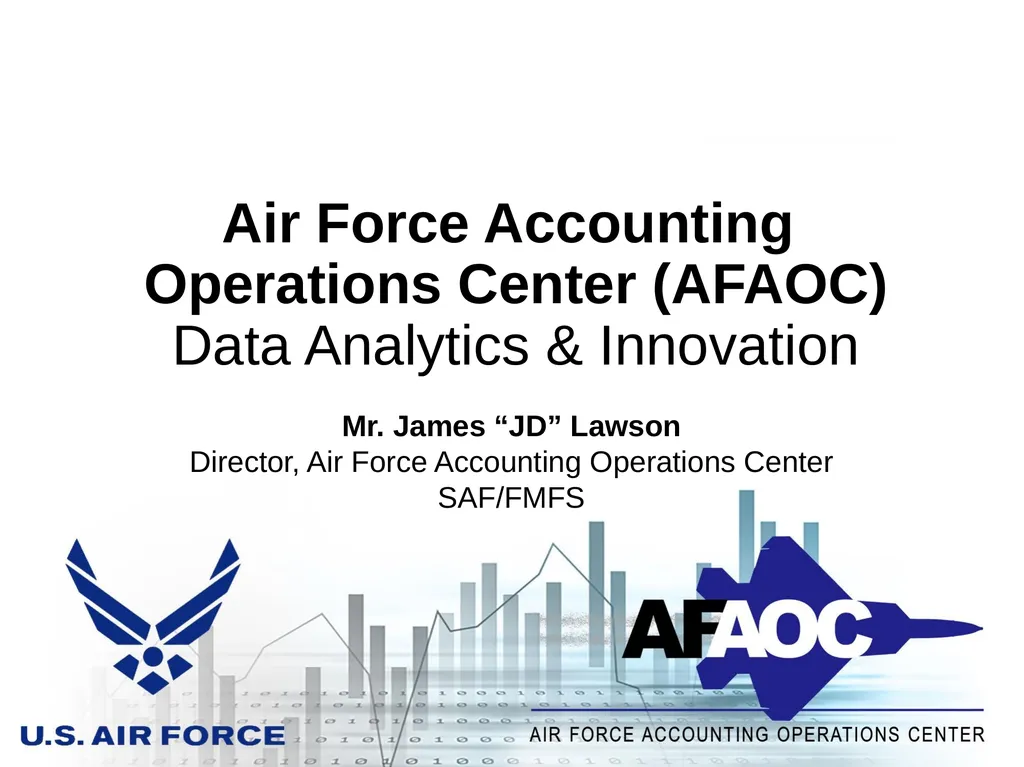 Mr. James “JD” Lawson Director, Air Force - slide 1 of 33