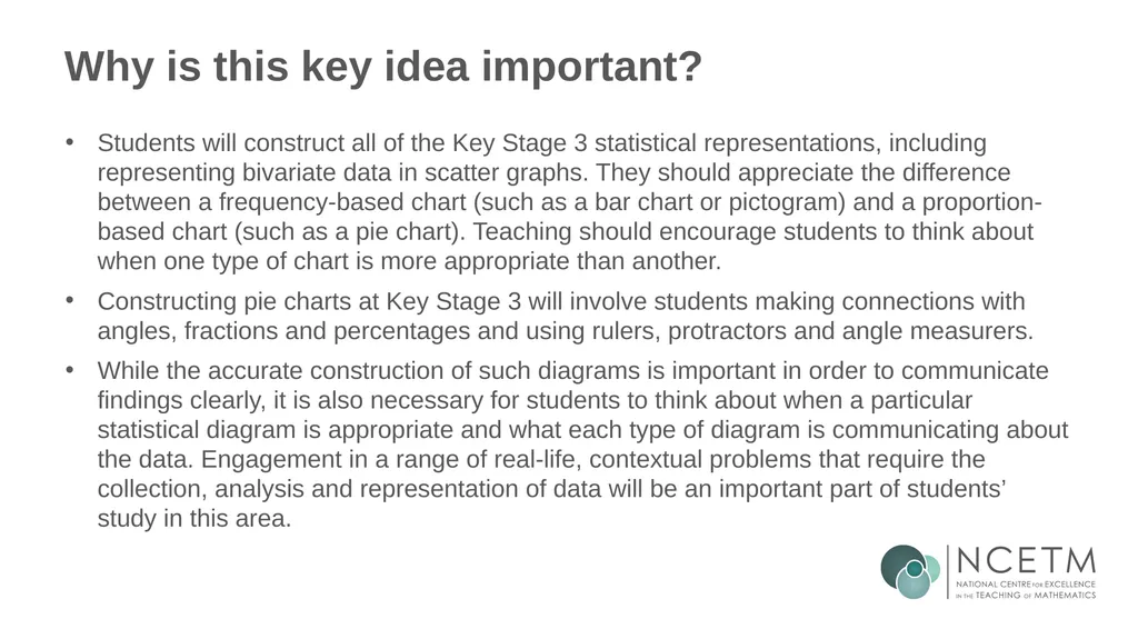 Constructing pie charts from different data - slide 7 of 34